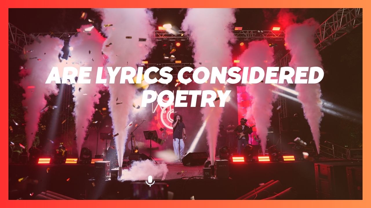 are lyrics considered poetry